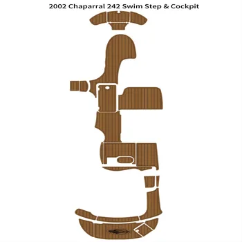 2002 Платформа для плавания Chaparral 242, Кокпит, лодка, Палуба из вспененного тика EVA, Коврик для пола